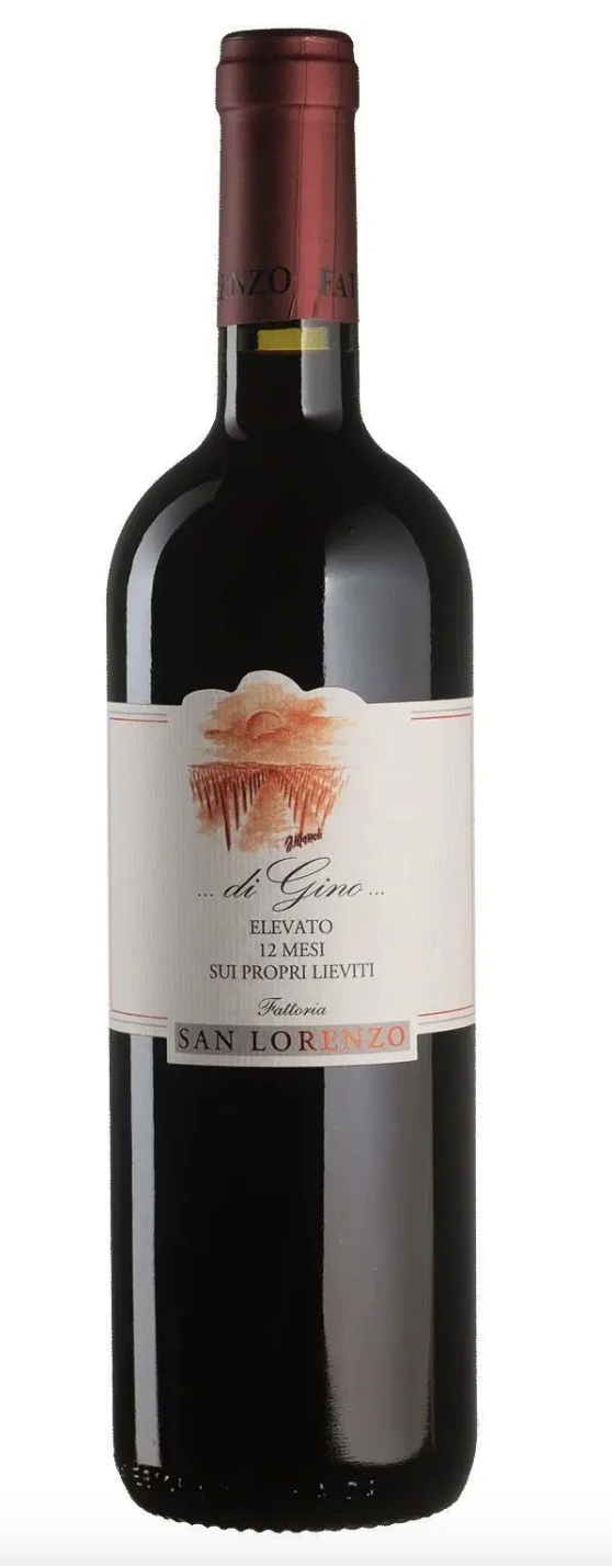 Вино Fatto San Lorenzo Марке Россо сух/чер 0,75 Ітл 13,5%